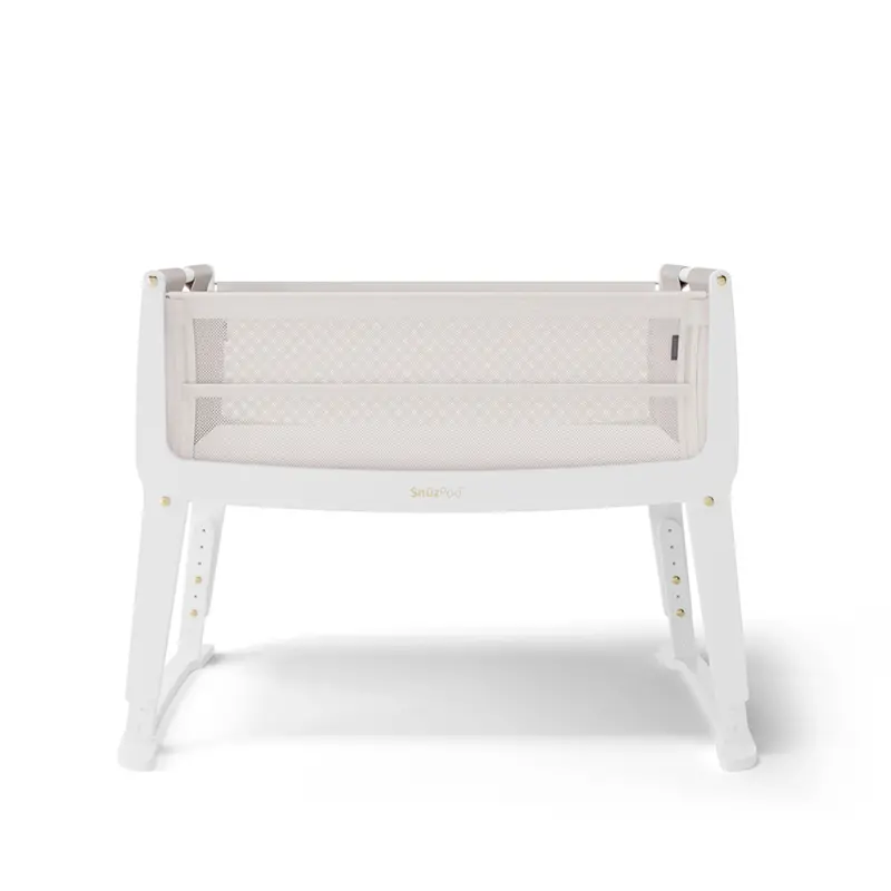 Snuzpod Studio Bedside Crib In Paris White 1