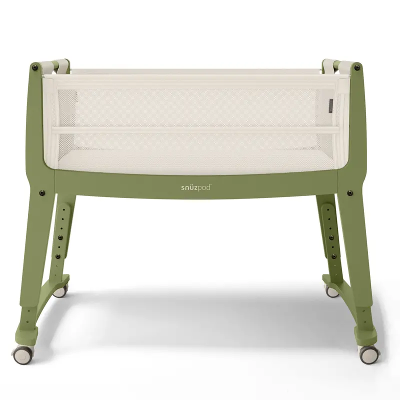 Snuzpod Studio Bedside Crib In Tokyo Matcha 1