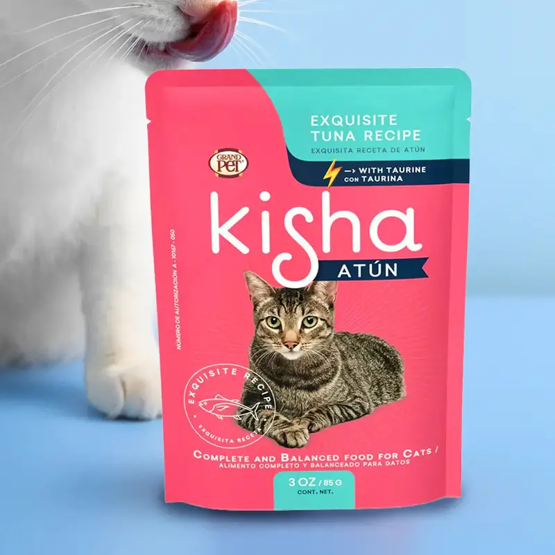 Sobre De Alimento Húmedo Para Gato, Atún, Grandpet Kisha, 85 G 1