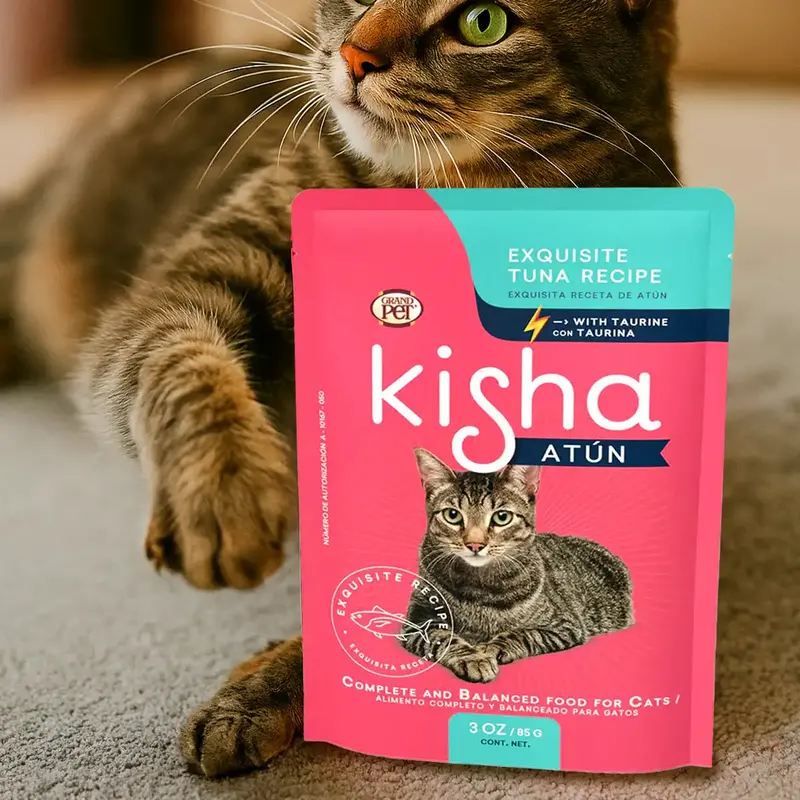 Sobre De Alimento Húmedo Para Gato, Atún, Grandpet Kisha, 85 G 2