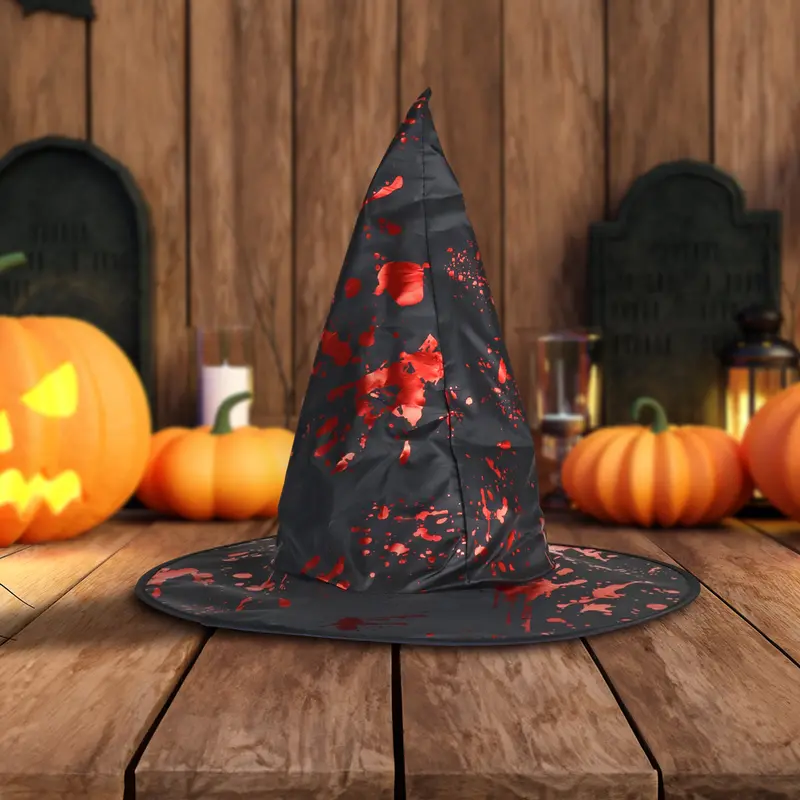 Sombrero Sangriento Para Disfraz De Bruja 2