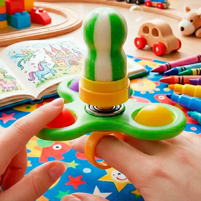 Spinner Con Dulce, Color Verde 1
