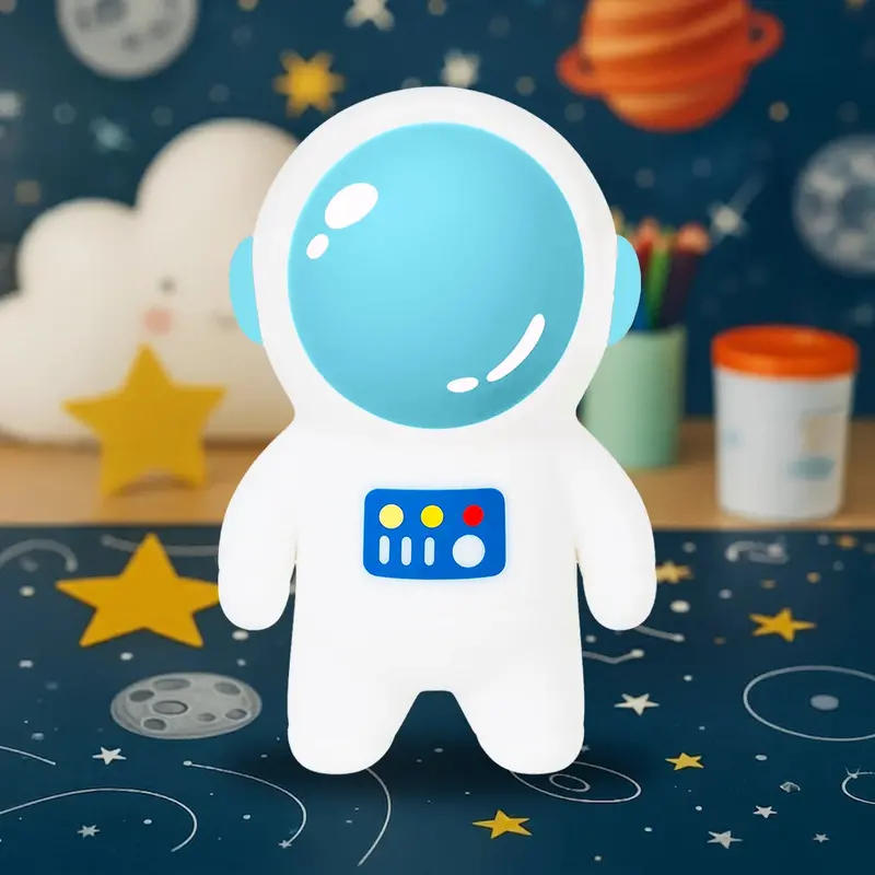 Squishy Antiestrés, Astronauta, Color Azul 2