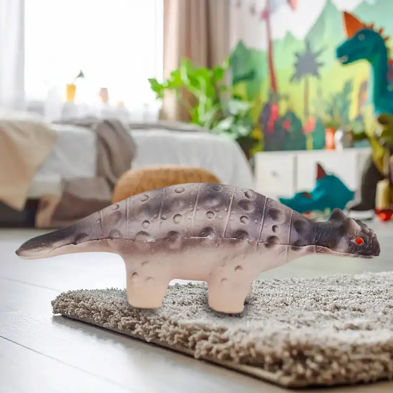 Squishy Antiestrés, Dinosaurio, Color Gris 2