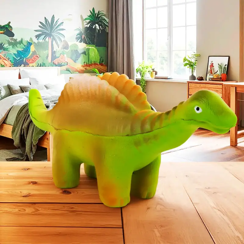 Squishy Antiestrés, Dinosaurio, Color Verde 1