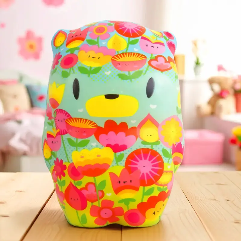 Squishy Antiestrés, Monstruo, Flores 1
