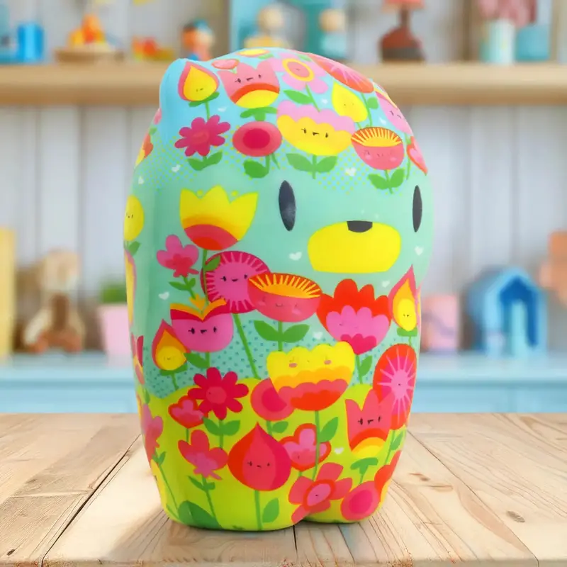Squishy Antiestrés, Monstruo, Flores 2