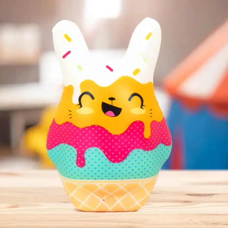 Squishy Antiestrés, Monstruo Helado, Colores 1