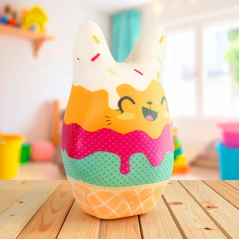 Squishy Antiestrés, Monstruo Helado, Colores 2