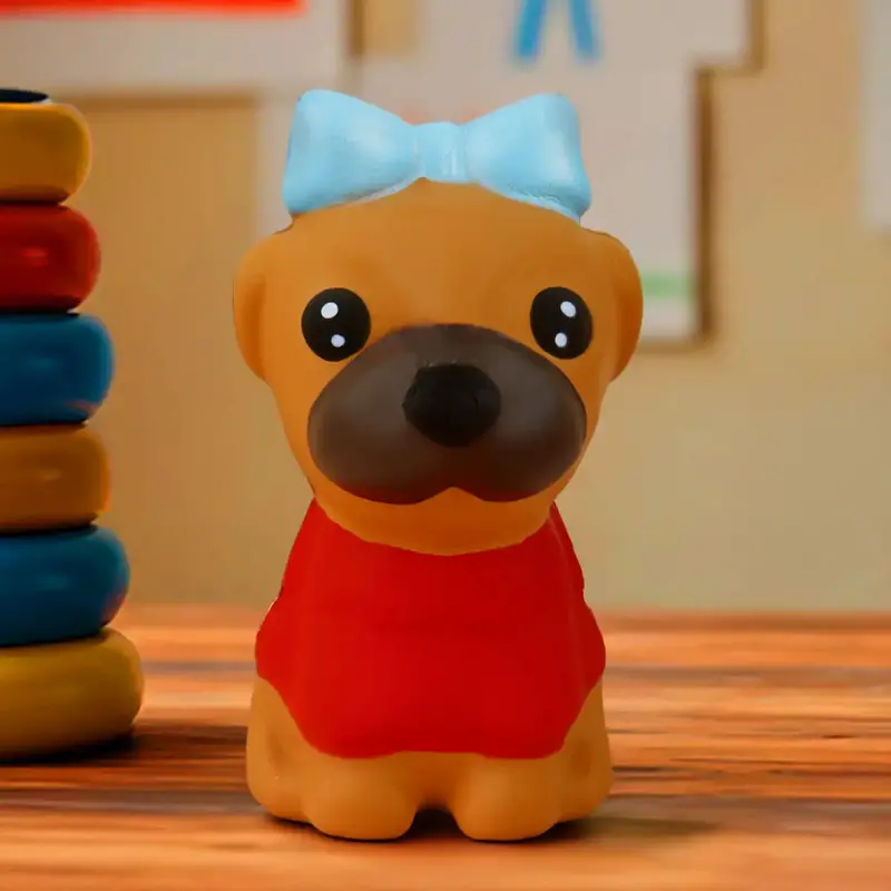 Squishy Antiestrés, Perrito Con Sombrero 1