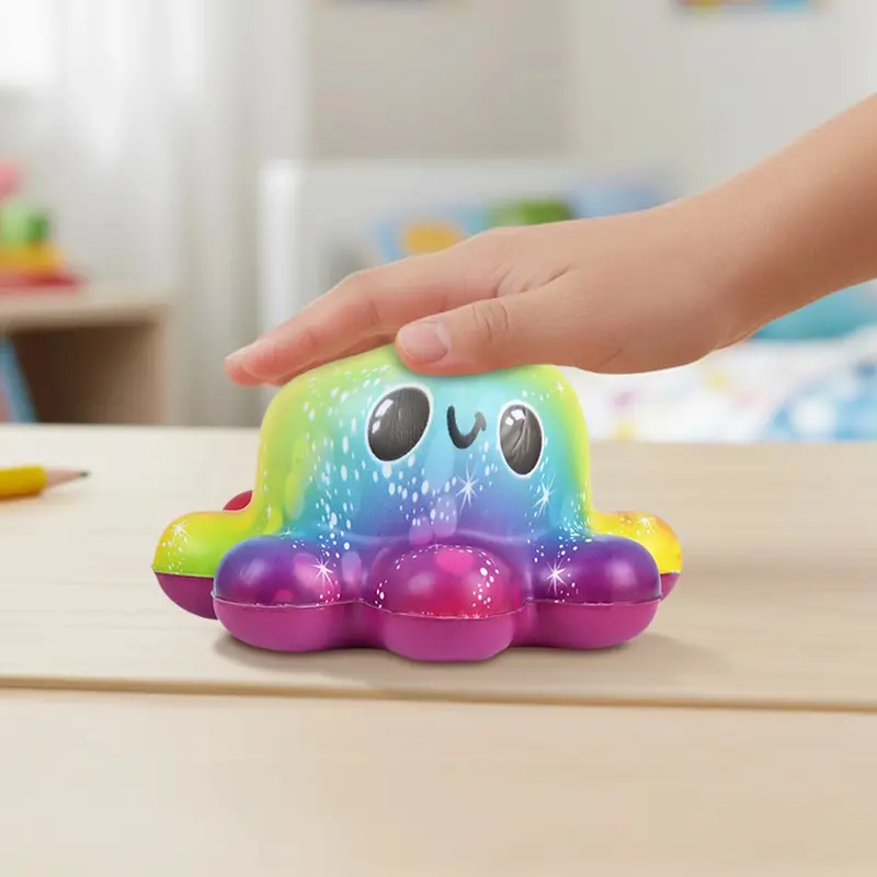 Squishy Antiestrés, Pulpo, Colores 1
