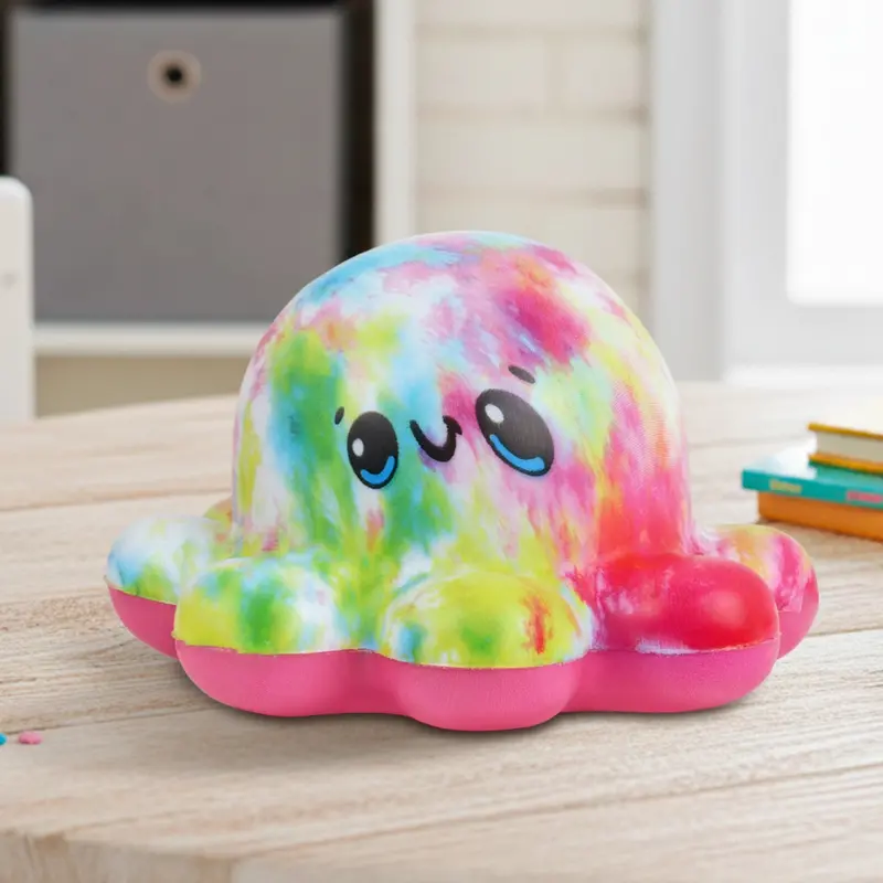Squishy Antiestrés, Pulpo, Colores Pastel 1