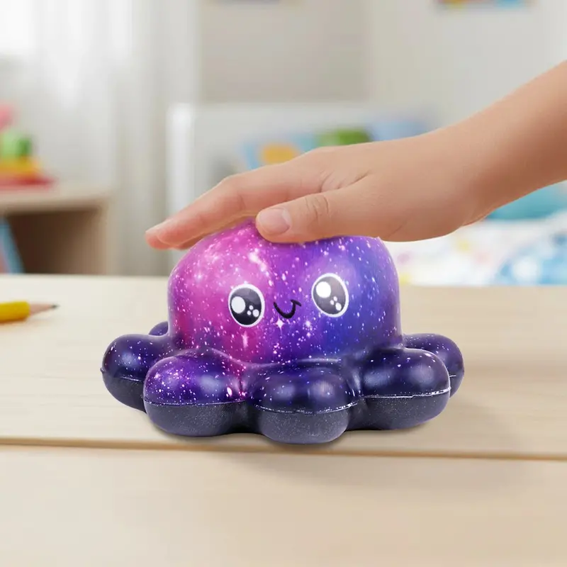Squishy Antiestrés, Pulpo, Diseño Galaxia 1