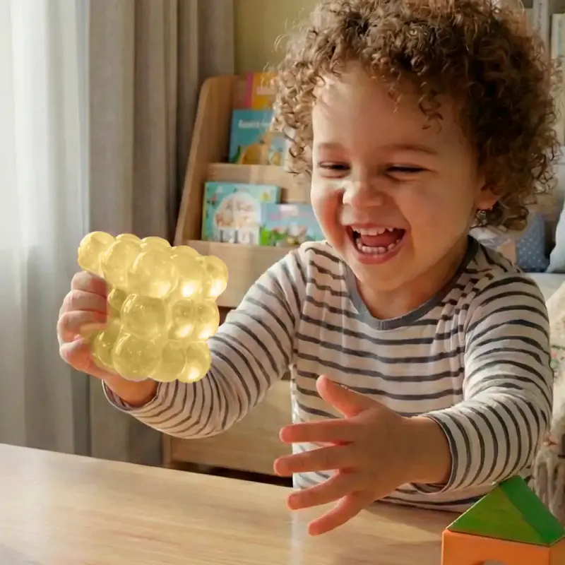 Squishy Con Textura, Color Amarillo 1