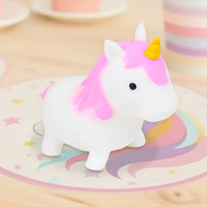 Squishy De Espuma, Unicornio, Color Blanco 1
