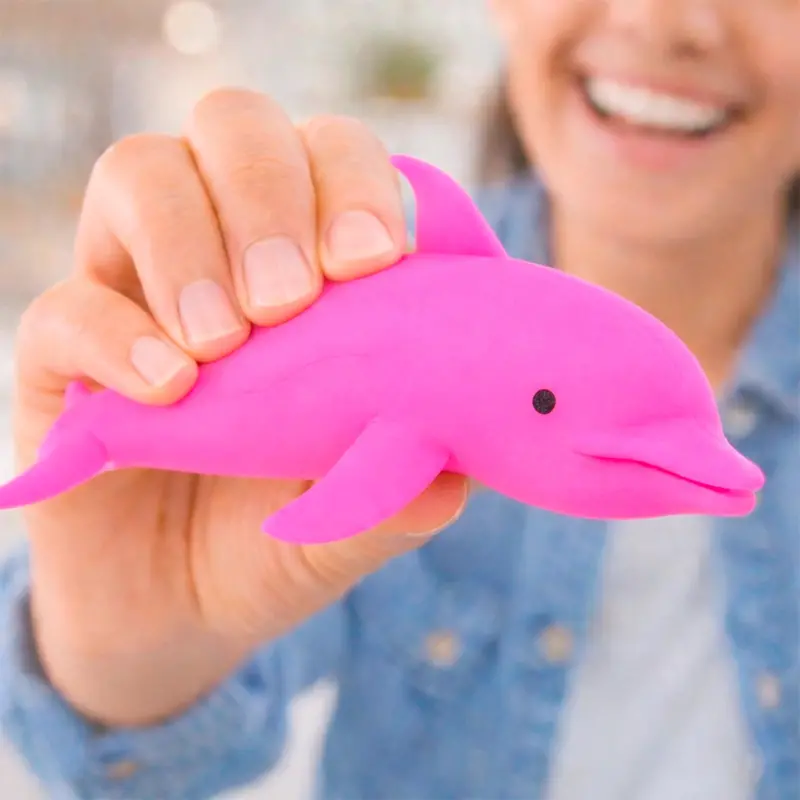 Squishy Delfín, Color Rosa 1