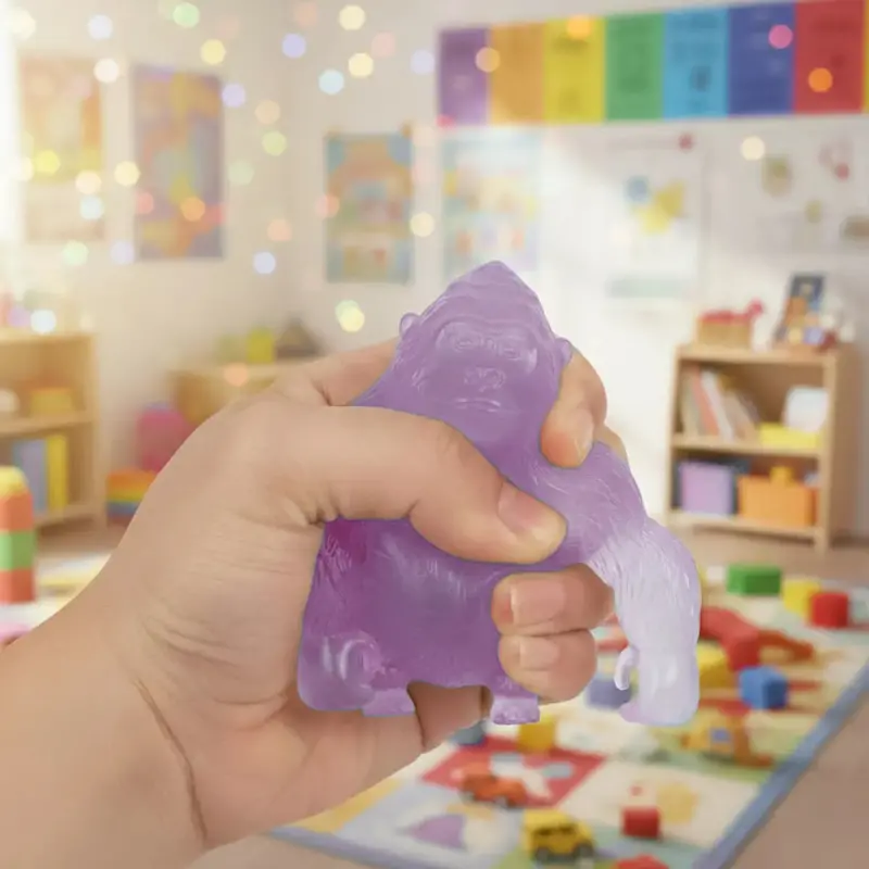 Squishy, Gorila, Color Morado 1