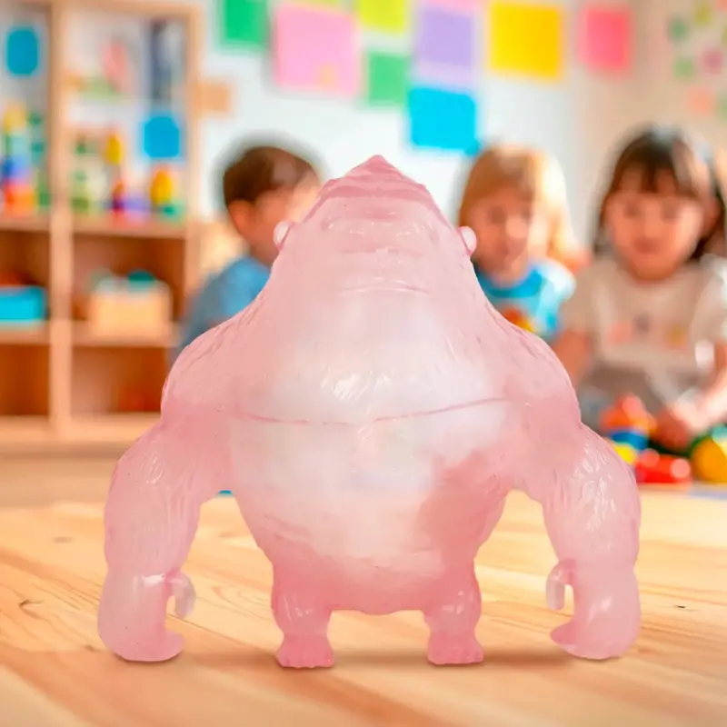 Squishy, Gorila, Color Rosa 2