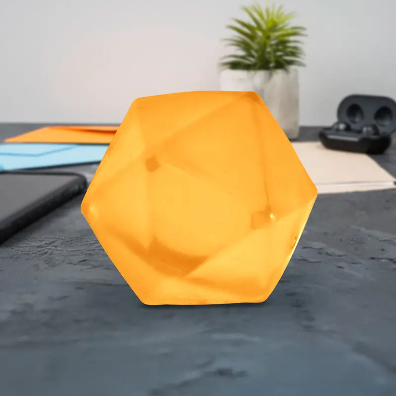 Squishy Poligonal, Color Naranja 1