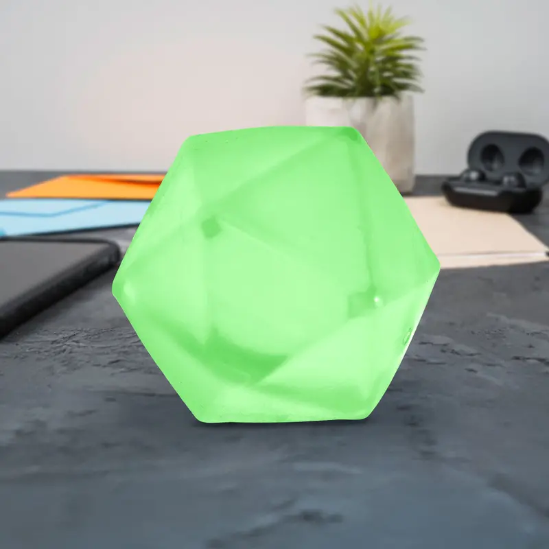 Squishy Poligonal, Color Verde 1
