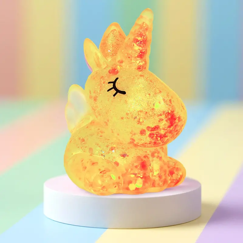 Squishy Unicornio, Color Amarillo 1