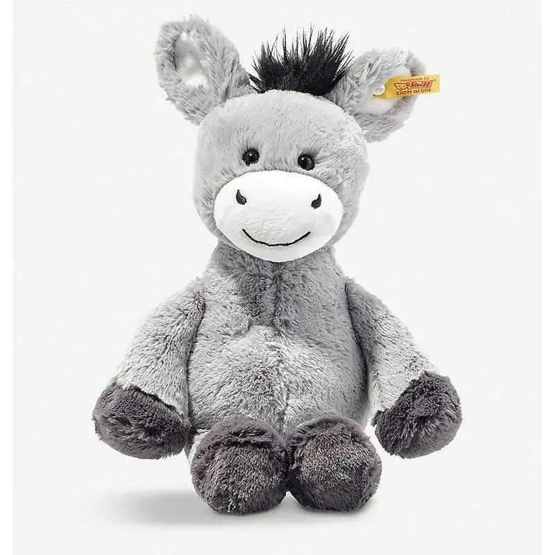 Steiff Cuddly Friends Dinkie Donkey Grey 30Cm 1