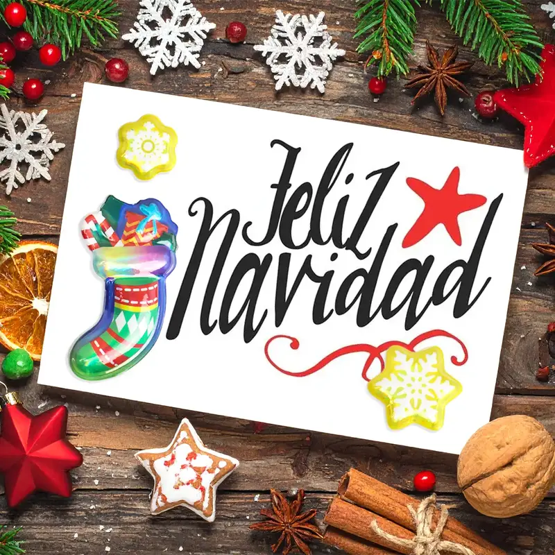 Sticker 3D, Muñeco De Nieve 1