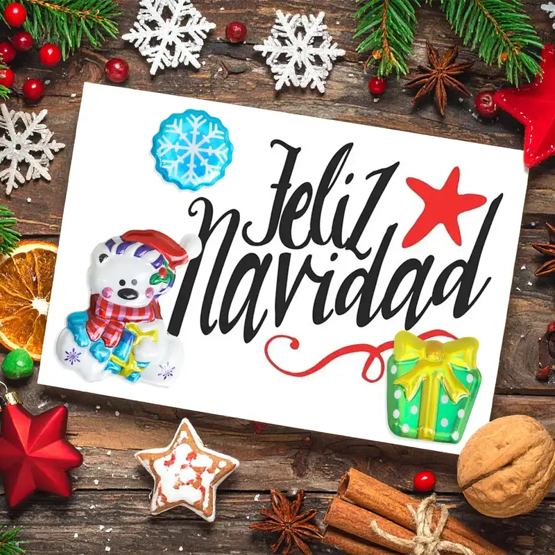 Sticker 3D, Personajes Navideños 1