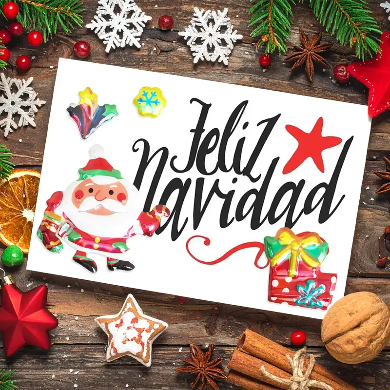 Sticker 3D, Santa 1
