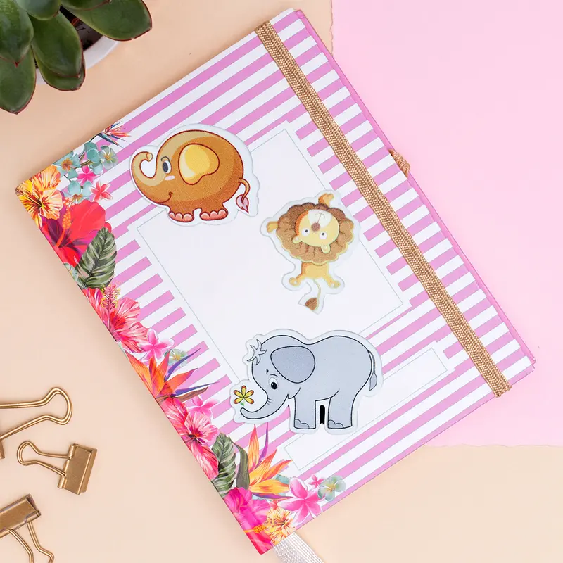 Stickers Con Adhesivo En Forma De Animales 1