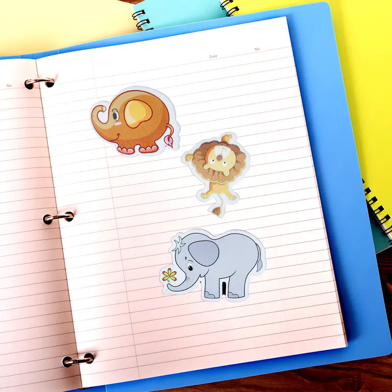 Stickers Con Adhesivo En Forma De Animales 2