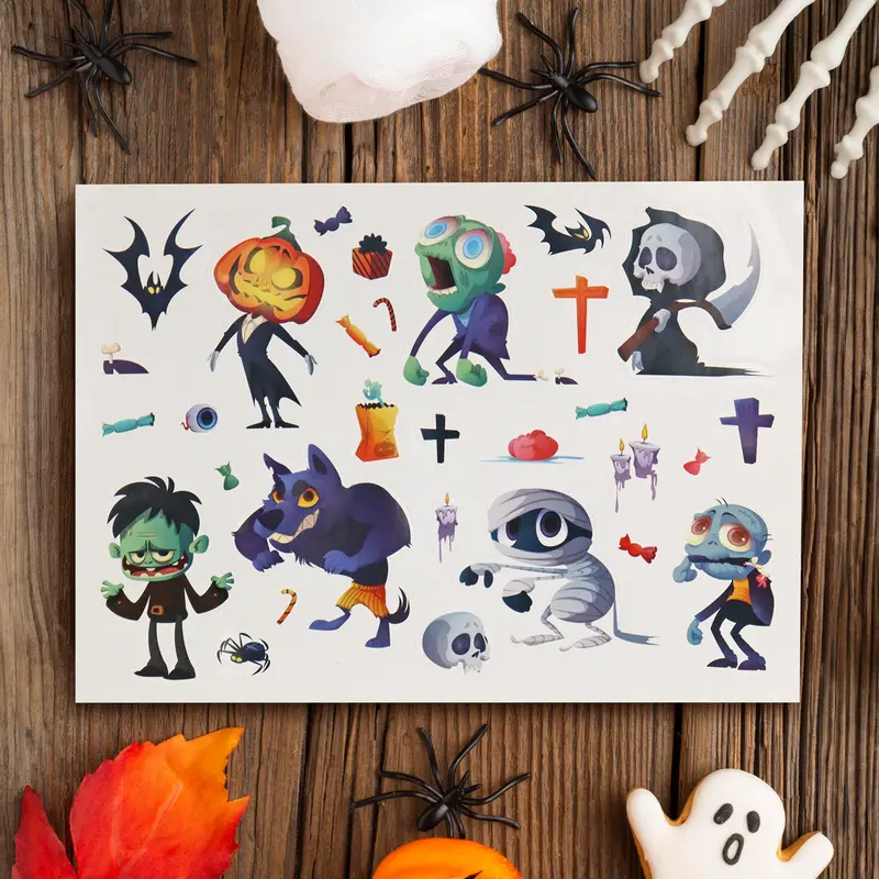 Stickers Con Temática De Halloween 2