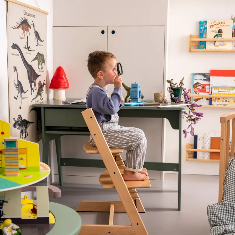 Stokke Tripp Trapp Highchair And Baby Set & Tray In Natural 4