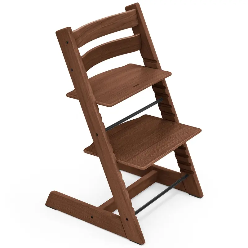 Stokke Tripp Trapp Highchair And Baby Set & Tray In Oak Warm Brown (Oak) 2