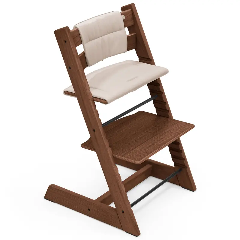 Stokke Tripp Trapp Highchair With Cushion & Baby Set In Oak Warm Brown (Oak) 4