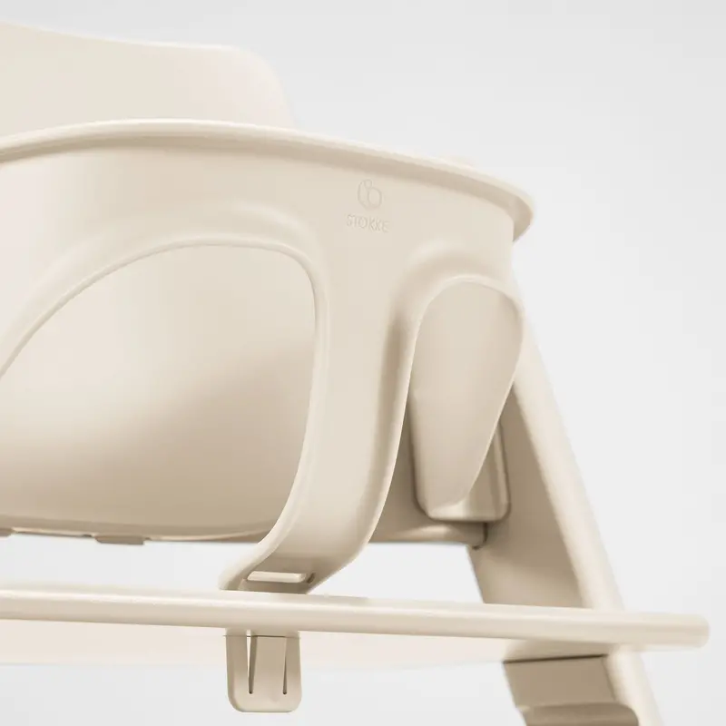 Stokke Tripp Trapp Highchair With Cushion & Baby Set In Vanilla White 5