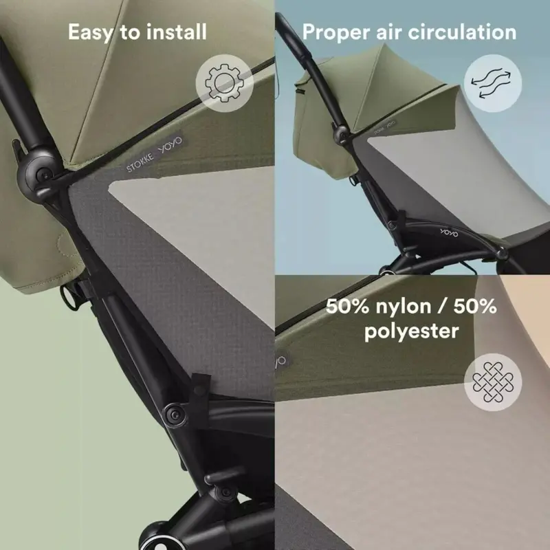 Stokke Yoyo 6+ Mosquito Net - Black 2