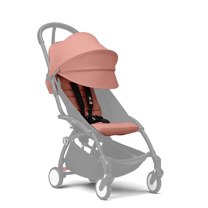 Stokke® Yoyo³ Complete Pram - White/Ginger 2