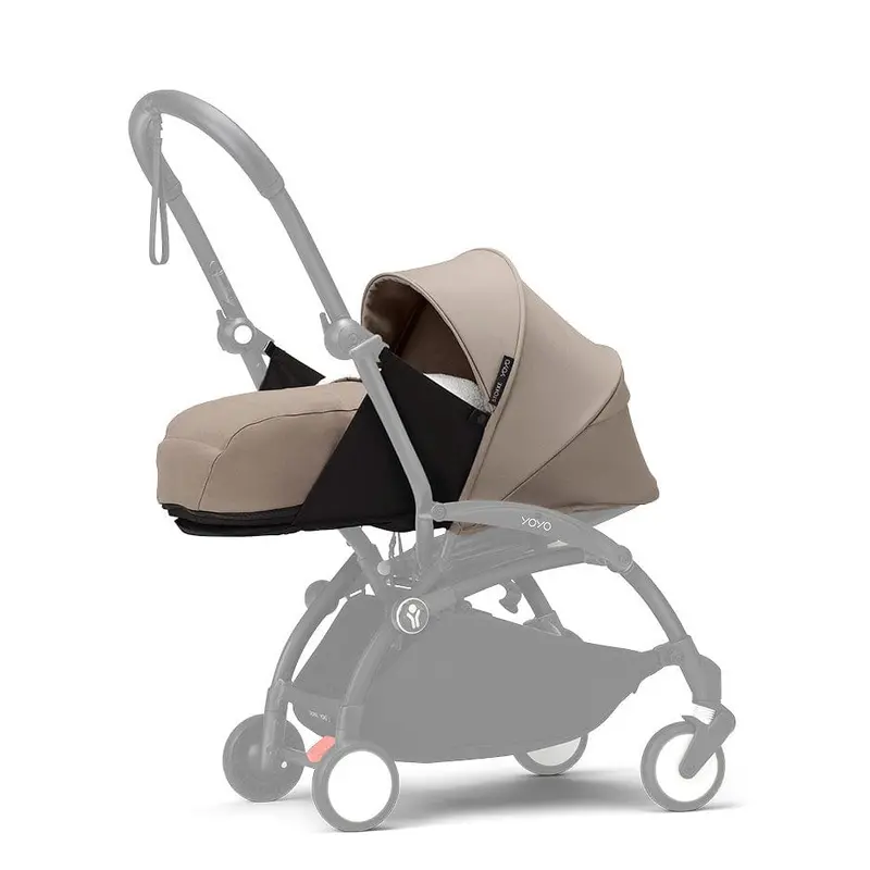 Stokke® Yoyo³ Complete Travel System - White/Taupe 2