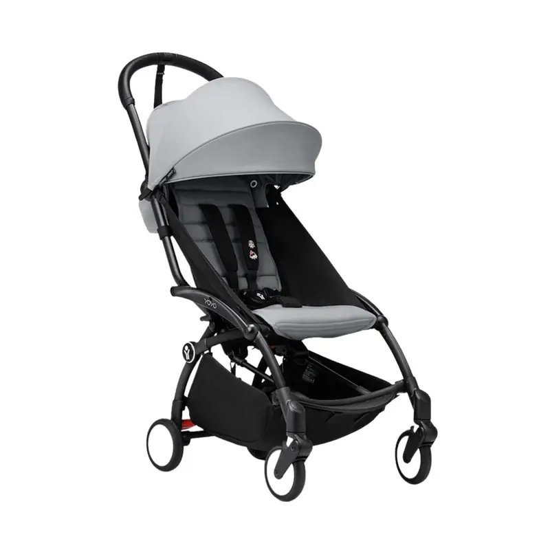 Stokke Yoyo³ Stroller 6+ Months - 6+ Stone Color Pack & Black Frame 1