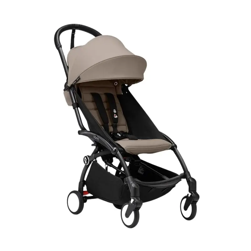 Stokke Yoyo³ Stroller 6+ Months - 6+ Taupe Color Pack & Black Frame 1