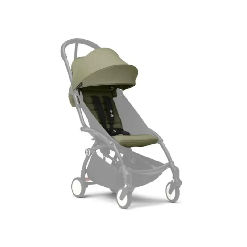 Stokke Yoyo³ Stroller For Siblings - Olive Color Pack & White Frame 2