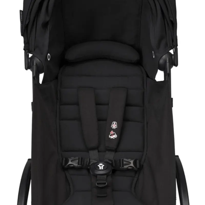 Stokke Yoyo³ Stroller For Twins 6+ Months - Black Color Pack & White Frame 2