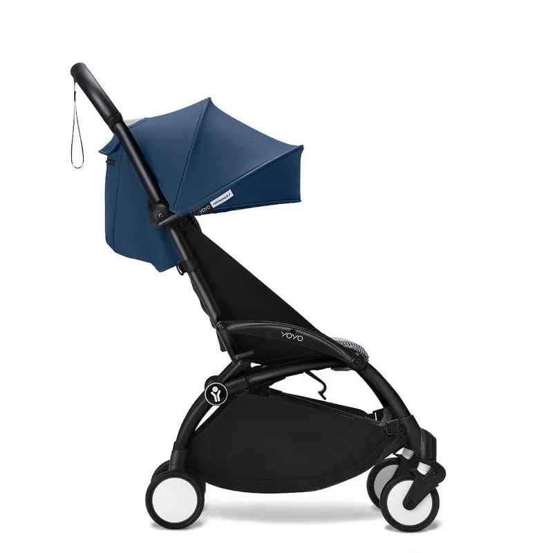 Stokke® Yoyo³ Stroller From 6 Months - Black/Air France Blue 2