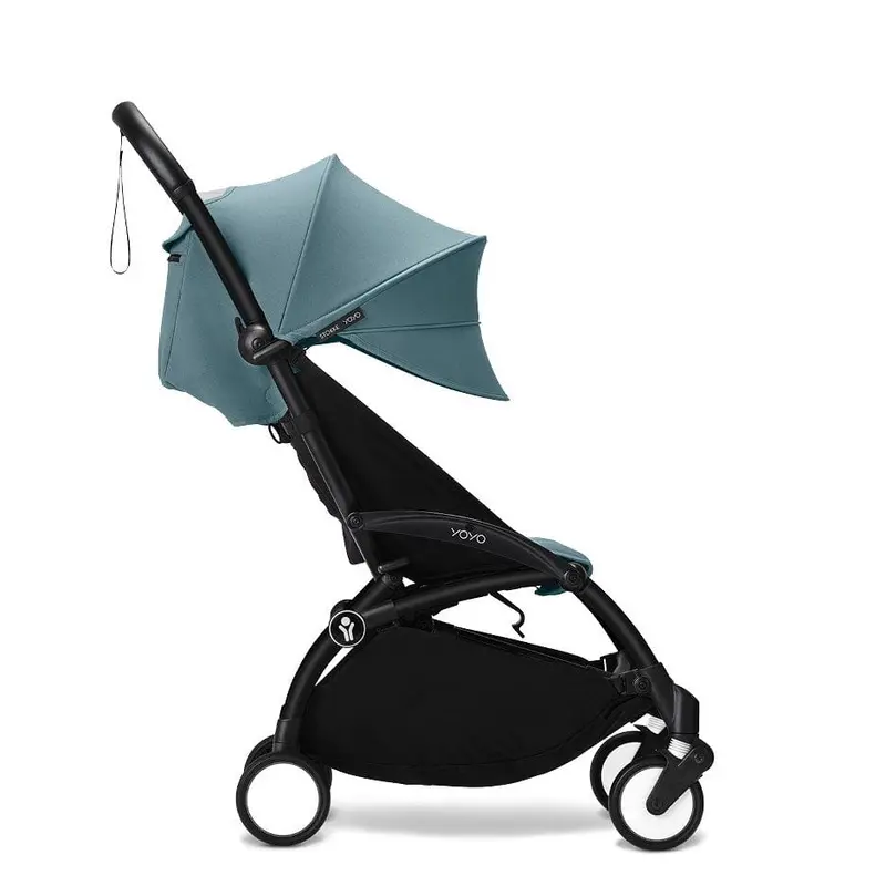 Stokke® Yoyo³ Stroller From 6 Months - Black/Aqua 2