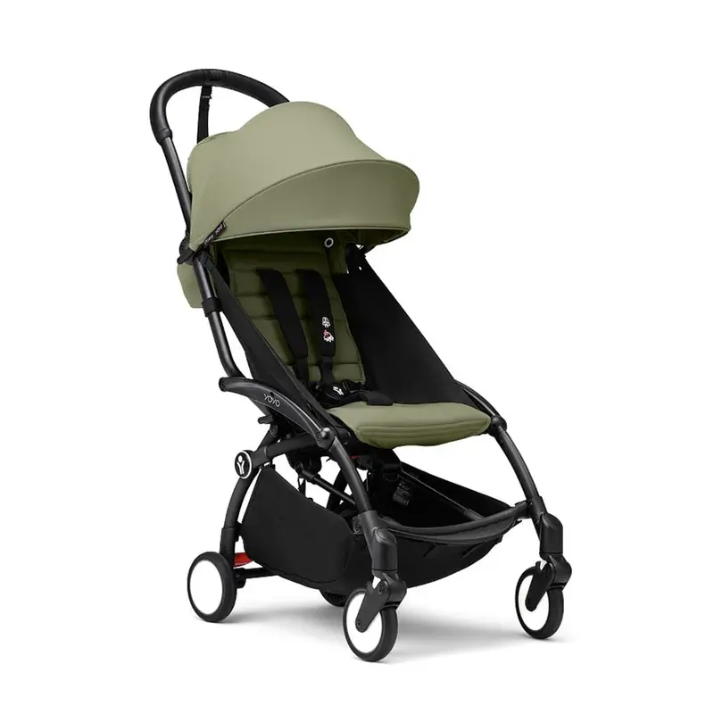 Stokke® Yoyo³ Stroller From 6 Months - Black/Olive 1