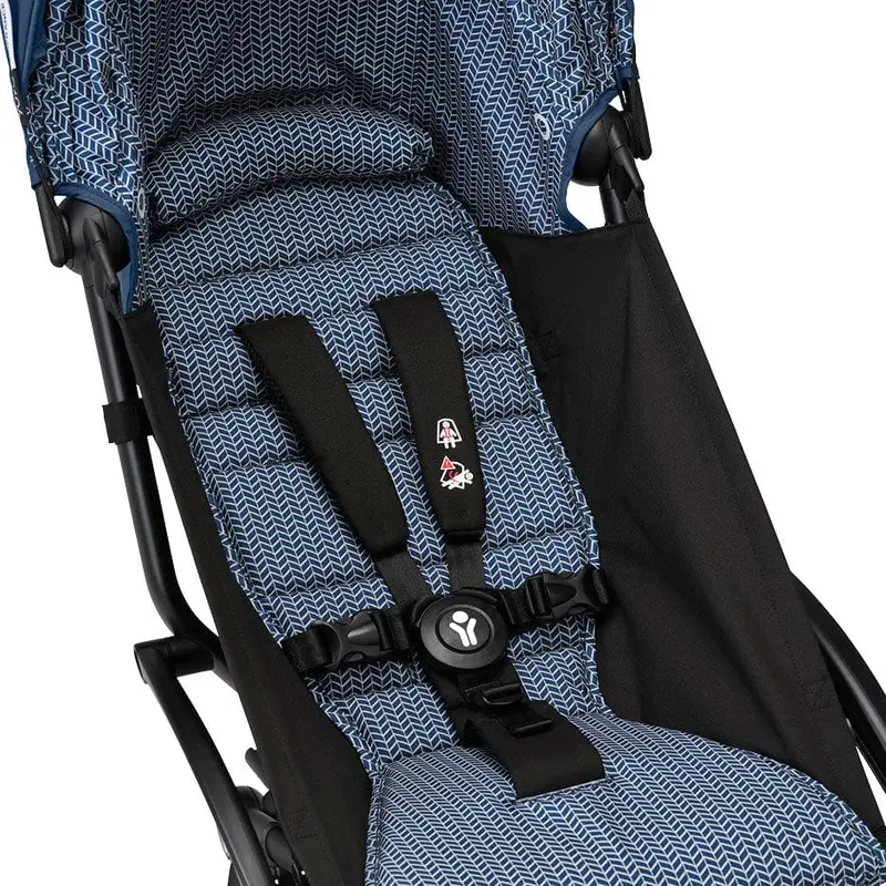 Stokke® Yoyo³ Stroller From 6 Months - White/Air France Blue 2