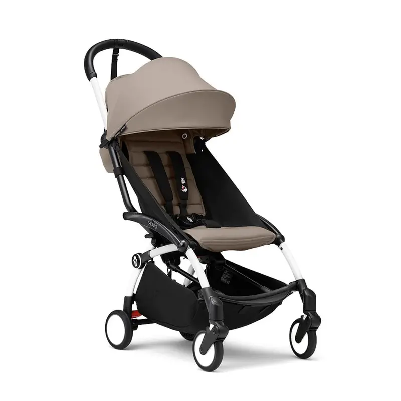 Stokke® Yoyo³ Stroller From 6 Months - White/Taupe 1