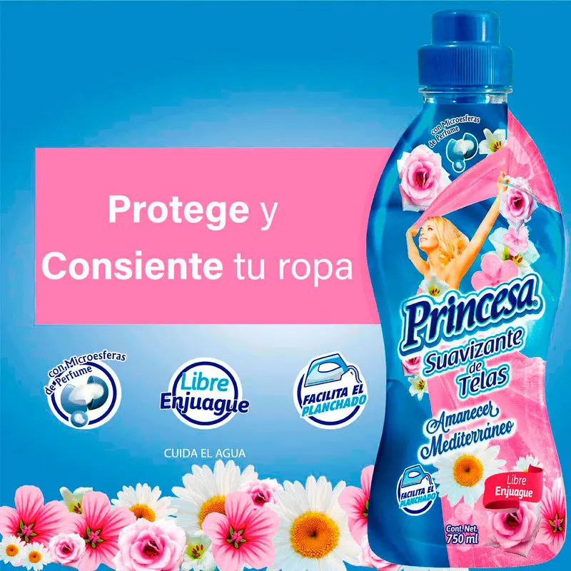 Suavizante De Telas Amanecer Mediterráneo 750 Ml 2