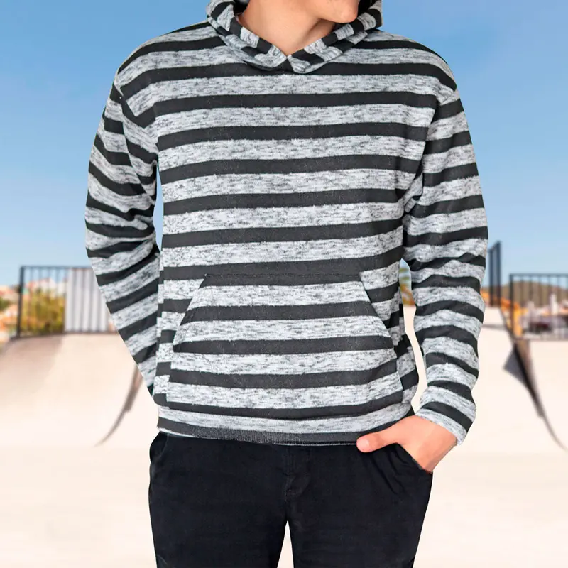 Sudadera Básica Con Capucha Para Hombre 1